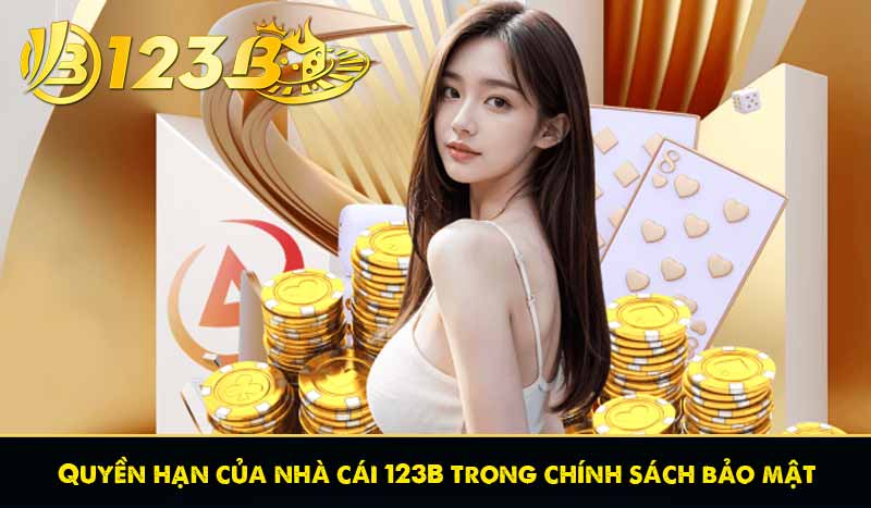 Chính Sách Bảo Mật 123B 58 Quyền hạn của nhà cái 123B trong chính sách bảo mật